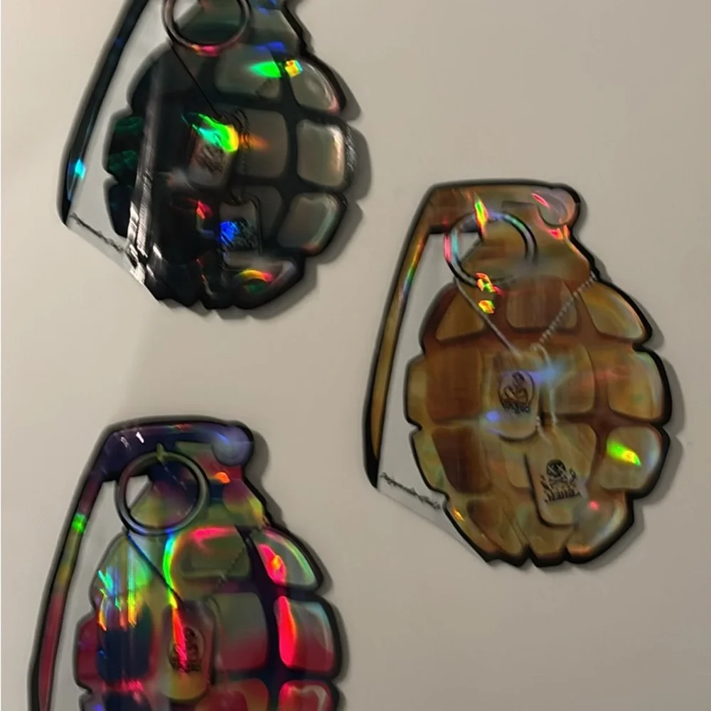Holographic Grenade baggies